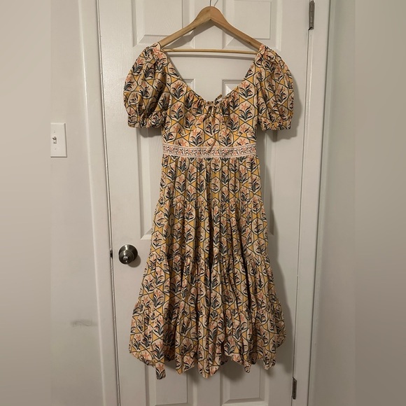 Agua by Agua Bendita Palmera Dress Medium EUC - Picture 4 of 4